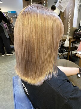 ヘアー リラクゼーション ドロップ 大森店(Hair relaxation drop) ミルクティベージュ/髪質改善カラー/ケラチントリートメント