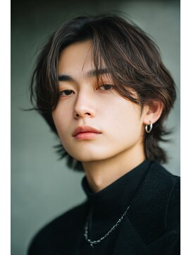 メンズ センターパート