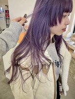 エダメ(EDAME)&nbsp;【小顔・顔まわり】パープル/ロングブリーチ