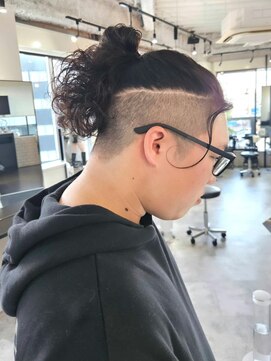 エイス 梅田 中津(Ace) マンバンヘア ウェーブパーマ