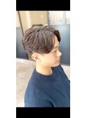 ラルフカール/センターパート/刈り上げ