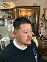 アールズ ヘア(R's hair)&nbsp;MEN’S HAIR/サーフカール/刈り上げセンターパート/印西