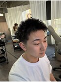 スパイキー×テーパーフェード