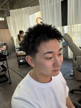 ラン バイ ラテ(LAN by LATTE) スパイキー×テーパーフェード