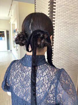 ボナ ヘアー(bona.hair) ツインお団子