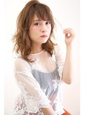 女度高めのウェーブミディー【wisp 東川口店】