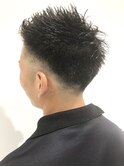 メンズ外国人風刈り上げスタイル