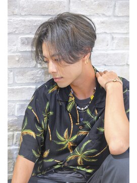 美容室ピュール(PUUR) トランクスヘア/コンマヘア/前下がりマッシュ/かき上げヘア