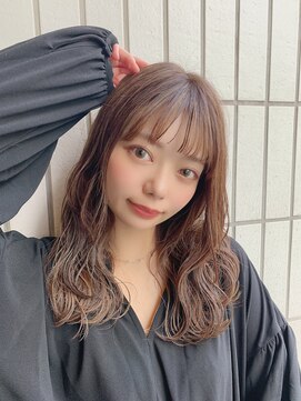 ディスオモテサンドウ 表参道(This OMOTESANDO) 20代30代に大人気☆韓国風ひし形セミディ（韓国風ハイライト）