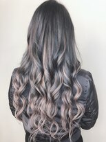 ビーヘアー(BE hair) ダークグレイ×プルエクステグラデーション