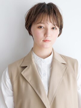 ネリー 銀座(NERIE) 似合わせカット銀座大人ショート　テラコッタ