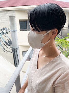 オーシャン(Ocean) ［OCEAN　Hair&Life]前髪なしショート/ウェットスタイル