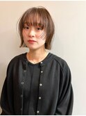 【TALO】ラウンドバングと広めのステップカット