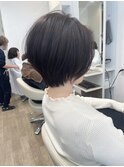 大人ショートボブ 多毛でも大丈夫