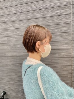 琉月 枝松店の写真/顔の骨格・首がきれいに見えるショートヘアをご提案♪計算されたカットであなたの魅力を引き出します―*