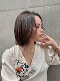 骨格矯正カット ナチュラル外ハネボブ【銀座/有楽町】30代40代50