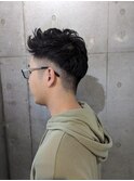 ツーブロック×ショート