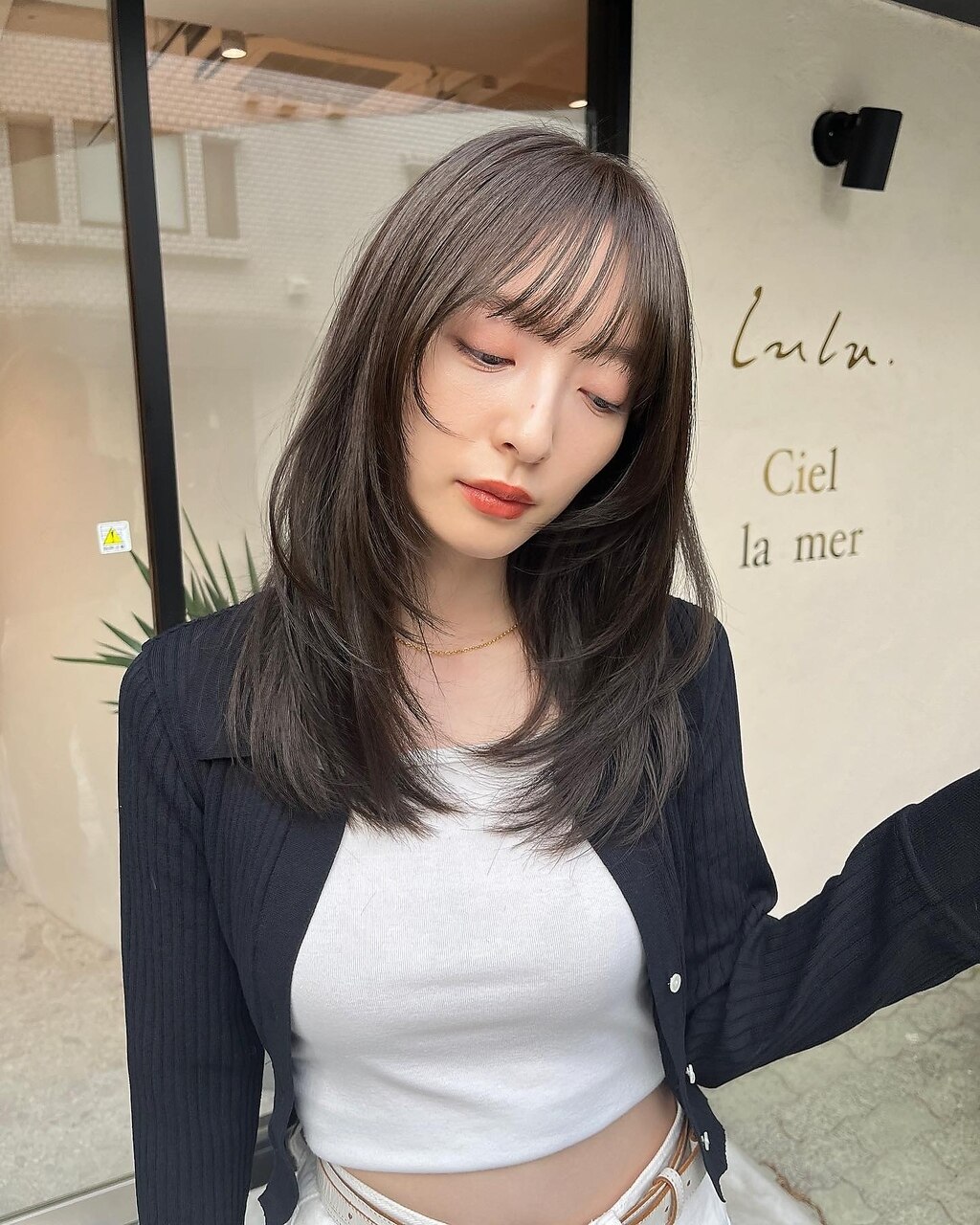 レイヤーカット レイヤーミディアム小顔レイヤー：L188421428
