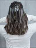 ハイライトショートヘアレイヤーカットダブルカラー