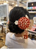 シニヨンヘアセット