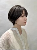 大人ショート/まるみショートボブ