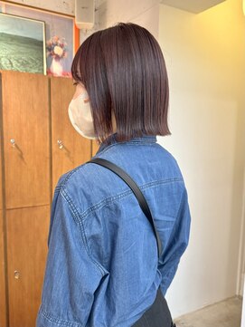 エニエンメイクス 立川(ENIEN MAKE'S) ボブ/切りっぱなし/レイヤーカット/オリーブベージュ/立川10