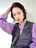 【頭皮乾燥ケア】骨格矯正小顔カット＋カラー＋ヘッドスパ ￥17,600→￥14,080