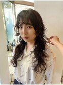 ロングウルフパーマでナチュラルにオシャレに☆10代/20代/30代