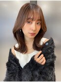 流れる顔まわり ロングレイヤー  くびれヘア【肥田亜沙美】