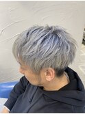 ブリーチして作るグレイヘア