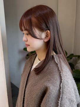 レクタ(recta) チョコレートブラウン ブリーチなしダブルカラー 顔まわりカット