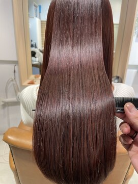 リンクル 自由が丘(lincle) ピンクラベンダーにベーシックトリートメントで髪質改善