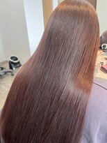 クオン(kuon) シルクストレート×水素カラー