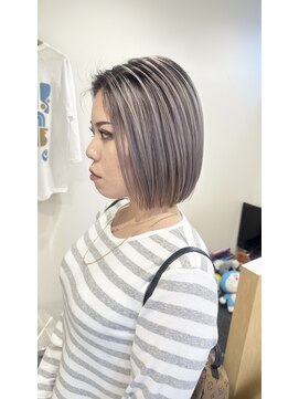 ハイク(HYKE) グレー系バレイヤージュ【シャドールーツ】