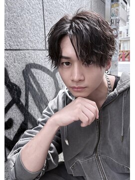 ネクストハラジュク(NEXT HARAJUKU) 【曲がる縮毛矯正】フェザーパーマスペインカールブルーブラック