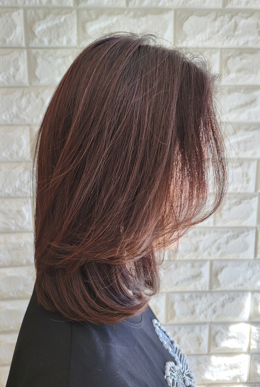 松本平太郎美容室 吉祥寺パートファイブ(PART5) 20代30代40代50代×ミディアムローレイヤー×イノアカラー