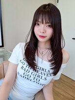 ケーツー 青山店(K two) レイヤーカット/顔まわりカット/ナチュラルストレート