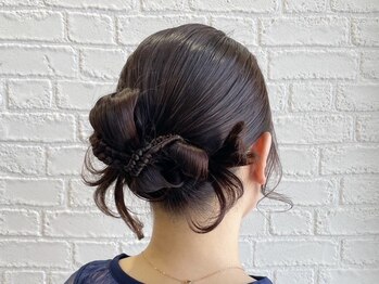 マイム(舞夢)の写真/【圧巻の繊細なヘアセット】プロのヘアメイクアーティストが手掛けるパーティーアレンジヘアが出来るお店☆