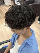 グッドタイムエフティフィフス 横浜西口(GoodTimes ft.fifth)&nbsp;横浜ニュアンスパーマ毛流れセンターパートフェザーパーマ40代◆