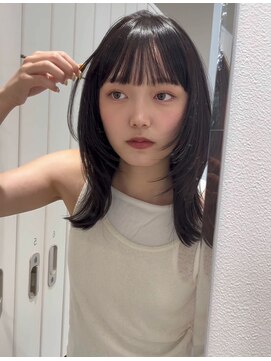 アンアミ シブヤ(Un ami shibuya) 【Un ami】レイヤーカット/ミディアムレイヤー/フェイスレイヤー