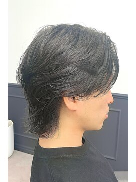 ログ(LOG) 高松 フェザーパーマ×ナチュラルマッシュウルフ