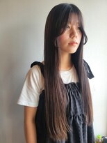 ツイギー 宮西店(TWiGGY) ロング×マロンブラウン