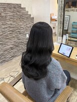 ヘア カンパニー トワ 千葉店(TOWA)&nbsp;千葉/千葉駅/ダブルカラー/オリーブグレー/黒髪/ヘッドスパ