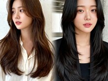 韓国レイヤー/レイヤーカット/マレットヘア/ハッシュカット/ボブ