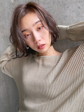 マルツ 銀座(maltu) マロンブラウンオリーブベージュボブシャギーボブ銀座