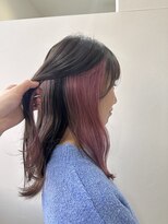 ランガリ ヘアアンドスパ(Rangali Hair&Spa)&nbsp;【別府　Rangali】インナーカラー、ピンクラベンダー