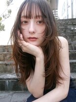 Hue表参道【レイヤーカット/カラー/髪質改善トリートメント/ボブ/顔周り/前髪カット】 ロングレイヤー/顔周りレイヤー/レイヤーカット/前髪/ボブ