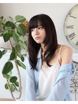 セットアップ 倉敷中庄店(SET-UP) 清純黒髪ミディアムダークアッシュ
