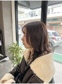 大人ブラウンカラー