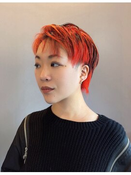 テントー 大泉学園店(Tento-) ハイライト×ショートウルフ